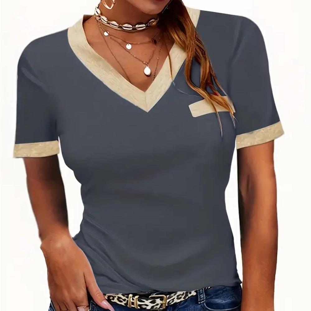 V Neck Tee